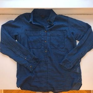 J. Crew Women’s denim button up top